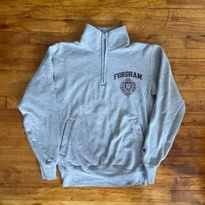 Fordham Rams Gray Champion Eco Quarter Zip